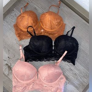 NWOT 36C 3 pack bra bundle
